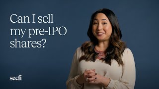 Can I sell my pre-IPO shares?