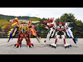 PowerRangers DinoForce DX TyrannoKing DX BraveTyrannoKing StopMotion Transformation