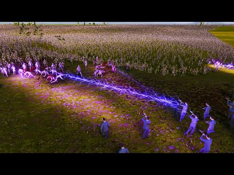 100 NIKOLA TESLA  vs 1,000,000 ZOMBIES - Ultimate Epic Battle Simulator 2