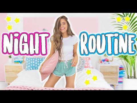 MY NIGHT ROUTINE 2018!