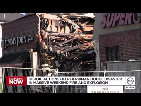 Heroic actions help Herriman dodge disaster in massive weekend fire and explosion