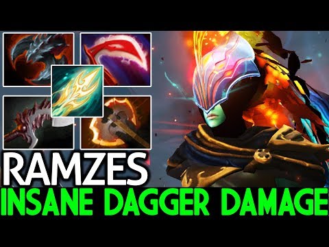 RAMZES [Phantom Assassin] Insane Dagger Damage Next Level Carry 7.22 Dota 2