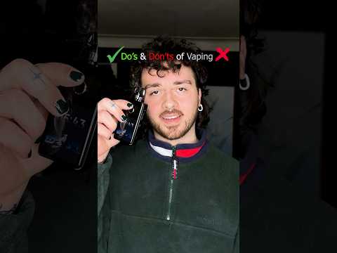✅ Do’s & Don’ts of Vaping ❌