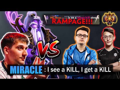 When MIRACLE meets ARTEEZY in Pubs, WHAT A GAME with RAMPAGE - Dota 2