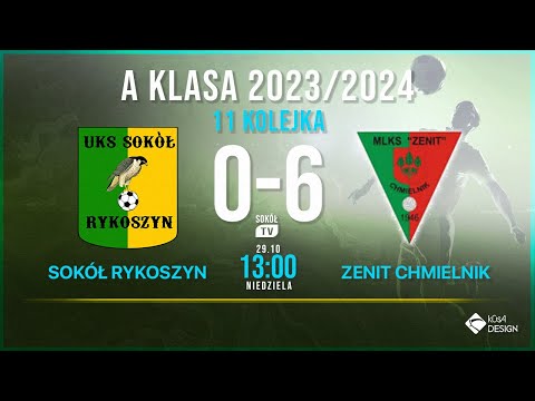 Sokół Rykoszyn - Zenit Chmielnik bramki z meczu A Klasa 2023/2024 kolejka 11