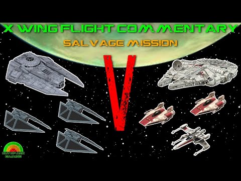 X Wing Flight Commentary - Game 89 - Empire V Rebels (TTS)