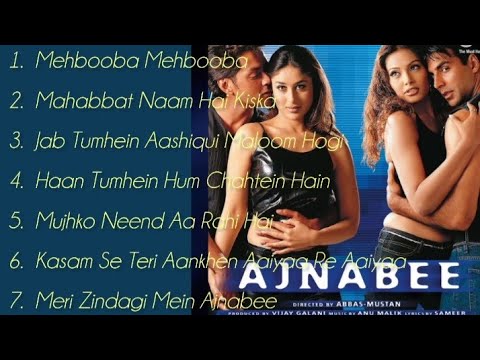 AJNABEE MOVIE ALL SONGS 2025 || MP3 HIT HINDI SONGS ❤️🌹