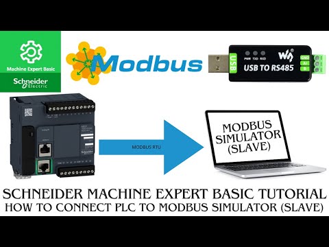 Schneider M221 PLC as modbus RTU master | Machine Expert Basic