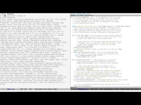 EmacsConf 2021: Org as an executable format - Tom Gillespie