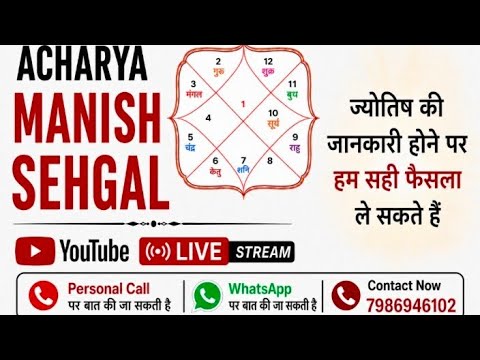 Acharya Manish Sehgal is live!