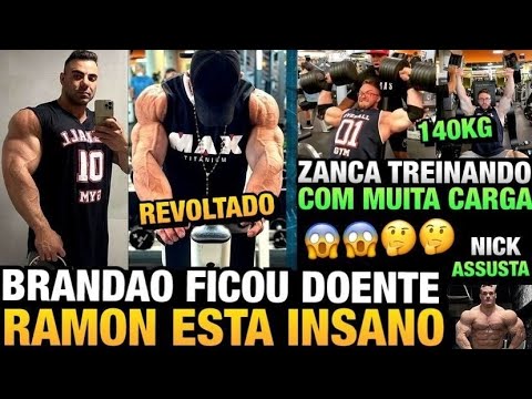 BRANDÃO DOENTE ? - RAMON COM SHAPE DO AVESSO  - ZANCA MOSTRA FORÇA ABSURDA - NICK IMPRESSIONANDO