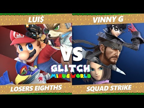 Glitch 7 SSBU - Lui$ Vs. Vinny G - Smash Ultimate Squad Strike Losers Eighths