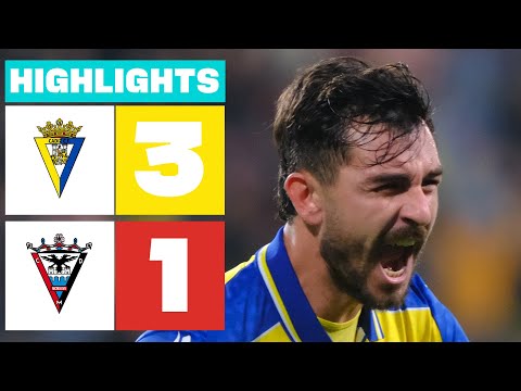 CÁDIZ CF 3 - 1 CD MIRANDÉS I HIGHLIGHTS LALIGA HYPERMOTION