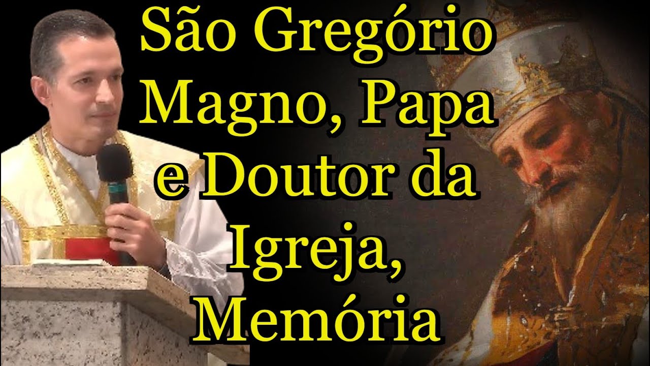 São Gregório Magno, Papa e Doutor da Igreja - Padre Overland #padreoverland #SãoGregórioMagno