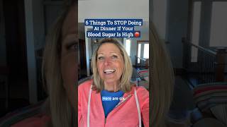 6 Things To Stop Doing If Your Blood Sugar Is High #healthyroutine #diabeticfriendly #womenover40