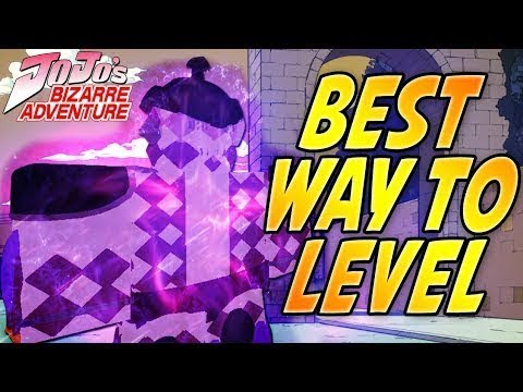 HOW TO LVL UP FAST IN JOJO BLOX|ROBLOX JOJO BLOX