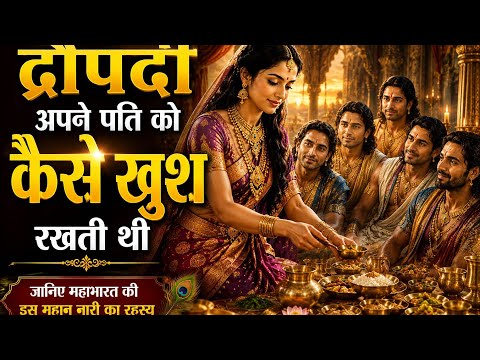 द्रौपदी अपनी पांच पति को कैसे खुश रखती थी#धार्मिक कथा #महाभारत कथा