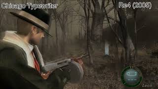 Re4 2005 & Re4 Remake Chicago typewriter/Sweeper and Handcannon Reloading Animation