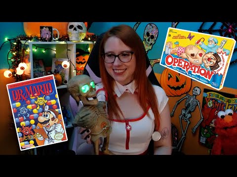 Halloween Stream from Hell (Operation board game and Dr. Mario) - Erin Plays Extras