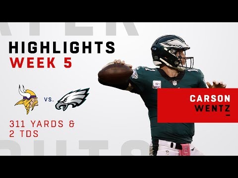Carson Wentz's 311 Yards & 2 TDs vs. Vikings