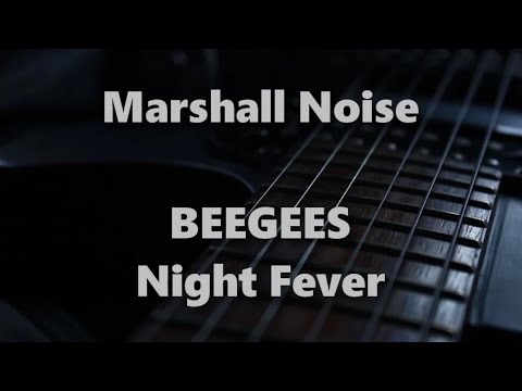 80's Guitar Backing Track & Karaoke  Beegees - Night Fever