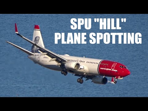 Aeroporto de Split SPU/LDSP - 10 Minutos Hill View Planespotting - Ep. 3