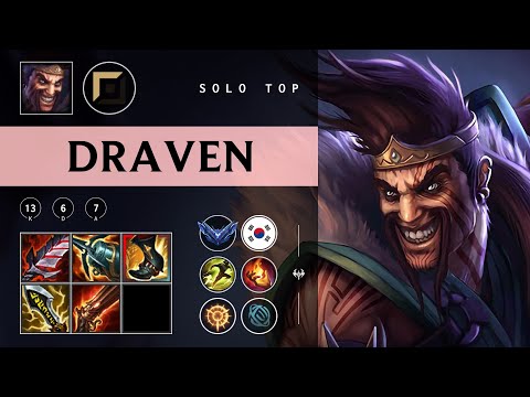 Draven Top vs Gnar - KR Diamond Patch 25.24