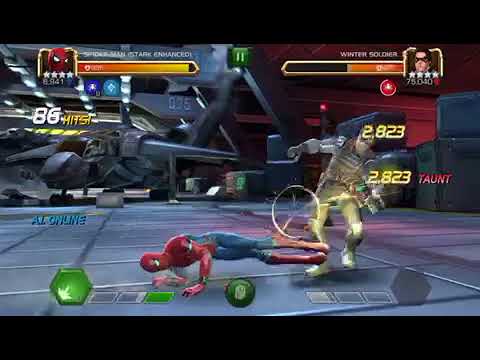 4 Star Rank 5/50 Stark Enhanced Spider-Man Vs The Realm Of Legends Winter Soldier