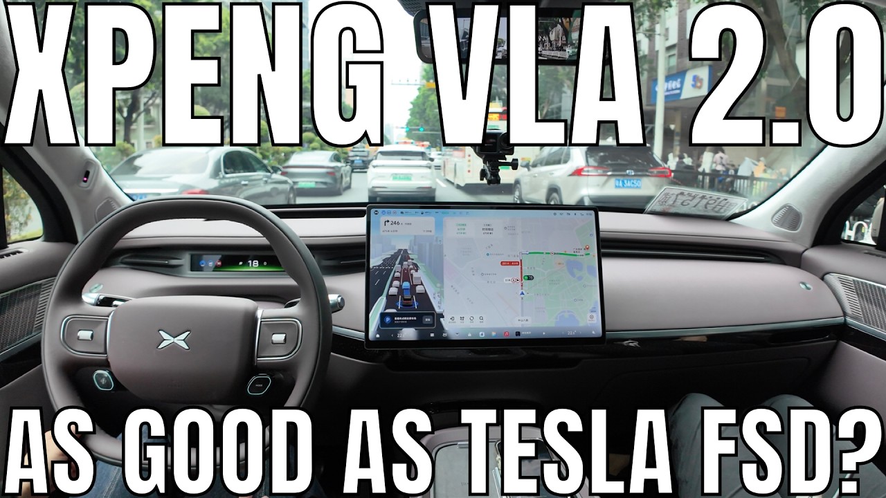 Xpeng VLA 2.0 Test Drive: City Streets of Guangzhou, China | Xpeng GX