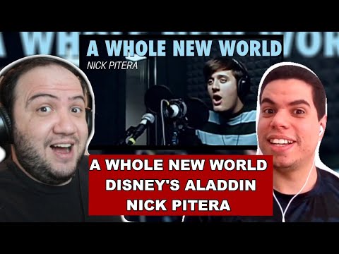 Amazing singer! A Whole New World - Disney's Aladdin - Nick Pitera (Cover) - TEACHER PAUL REACTS