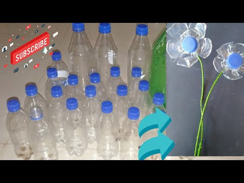🌼How to make waste bottles flower 🌼