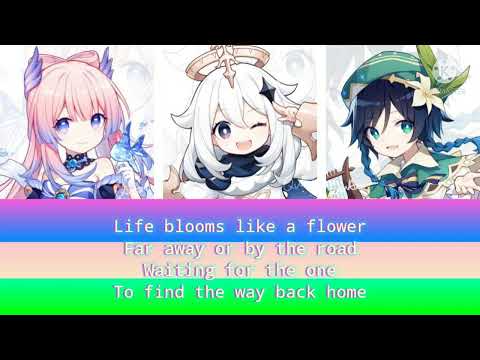 Honkai Impact Rubia Genshin Cover Kokomi, Venti & Paimon Mix