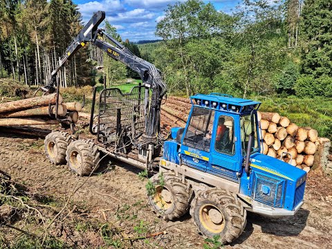 🌲*Sound Pur* • Rottne Solid F14 • ForwarderAction • Rottne Logging • Logging Video • Forestwork🌲