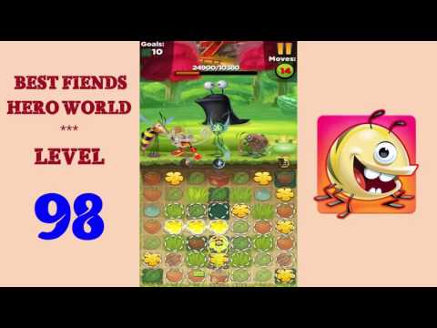 Best Fiends Hero Level 98 - Walkthrough