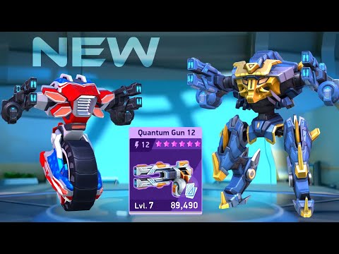 NEW Quantum Gun 12 with Slingshot, Hemlock, Cheetah - Mech Arena