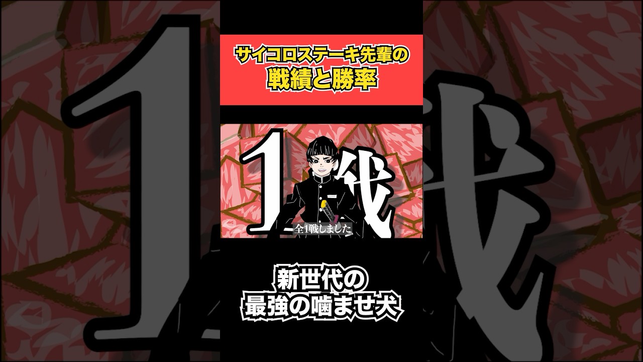 「ネタバレ注意」サイコロステーキ先輩の勝率求めた　 #shorts    #鬼滅の刃