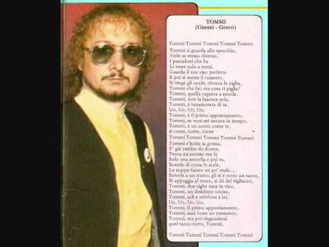 GIANNI GRECO - TOMMI - 1981 (Versione ufficiale)