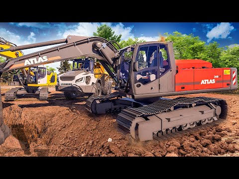 Bau Simulator #16: Tank leer! Erdaushub für den WINDRAD-Bau! | CONSTRUCTION SIMULATOR Gold Edition