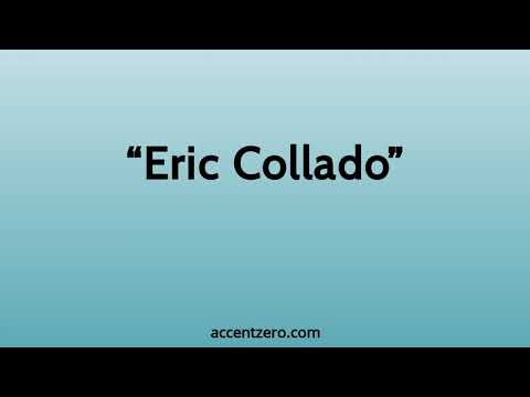 Pronounce "Eric Collado" - South Korean accent vs. native U.S.