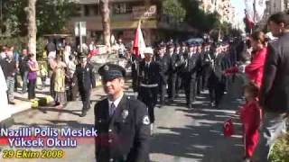 preview picture of video 'Nazilli Polis Meslek Yüksek Okulu 29 Ekim 2008'