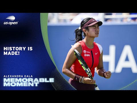 Alexandra Eala Becomes the First Filipino Player to Win a Main Draw Match | 2025 US Open