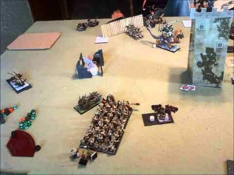 Orcs and Goblins vs. Tomb Kings