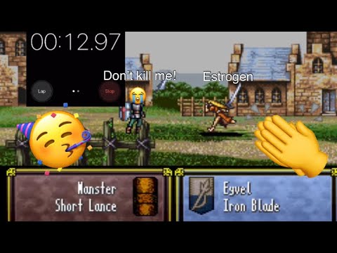 Fire Emblem Thracia 776 Any% Speedrun (00:29.61) [New WR]