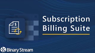 Subscription Billing for Dynamics 365 Finance