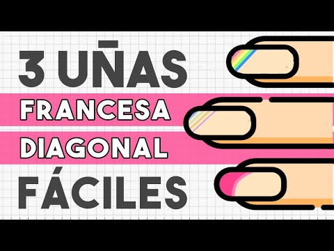 ¡SORTEO INTERNACIONAL INCLUÍDO! · UÑAS FRANCESAS DIAGONAL 💅🏼 FÁCILES