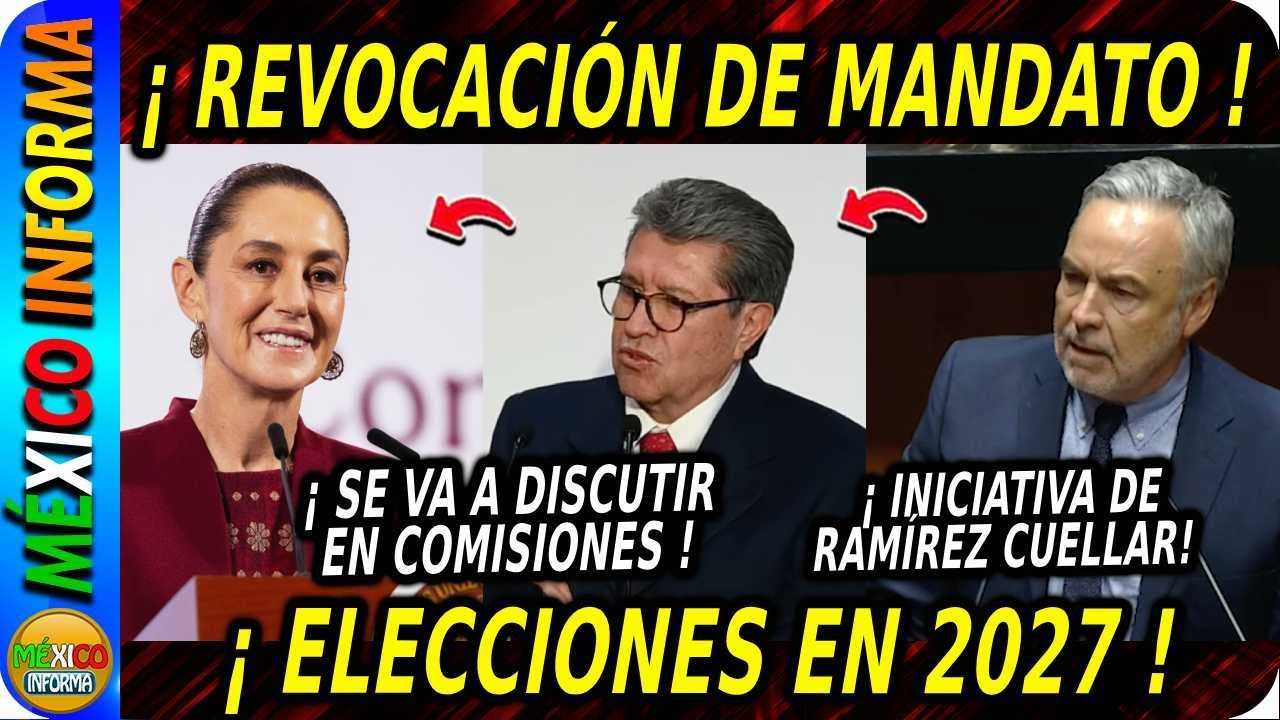 POLÉMICA POR PROPUESTA DE LEGISLADOR DE MORENA "CONSULTA DE REVOCACIÓN DE MANDATO" YA EN COMISIONES.
