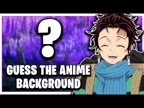 ANIME SCENERY QUIZ | 40+ Backgrounds (EASY to HARD)