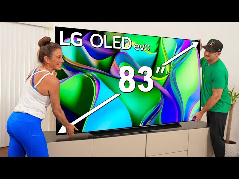 83" LG C3 – Spektakulärer OLED-Fernseher