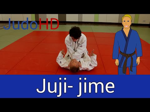 Blau: Juji- jime [Judo]