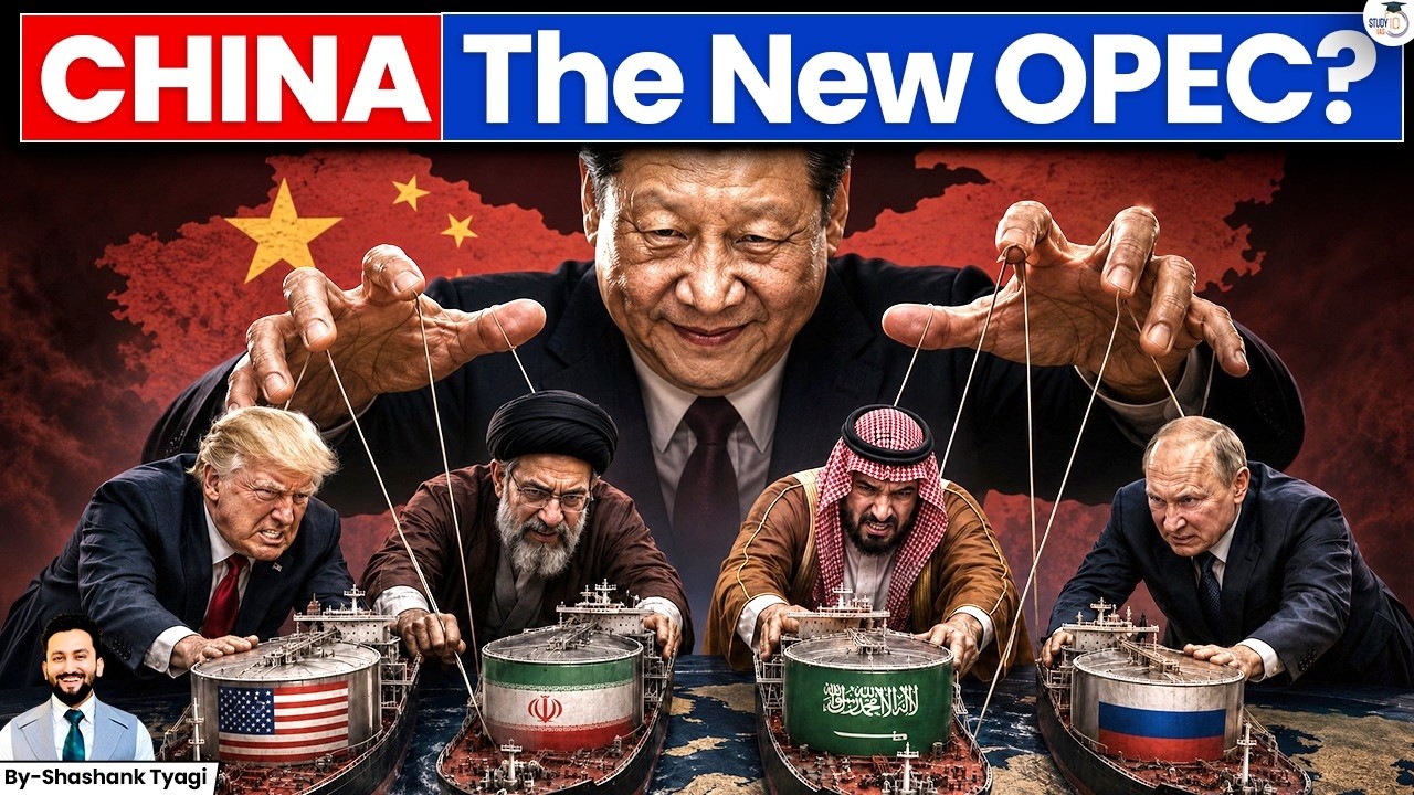 CHINA: The New OPEC? How China Controls the Global Oil Game | StudyIQ
